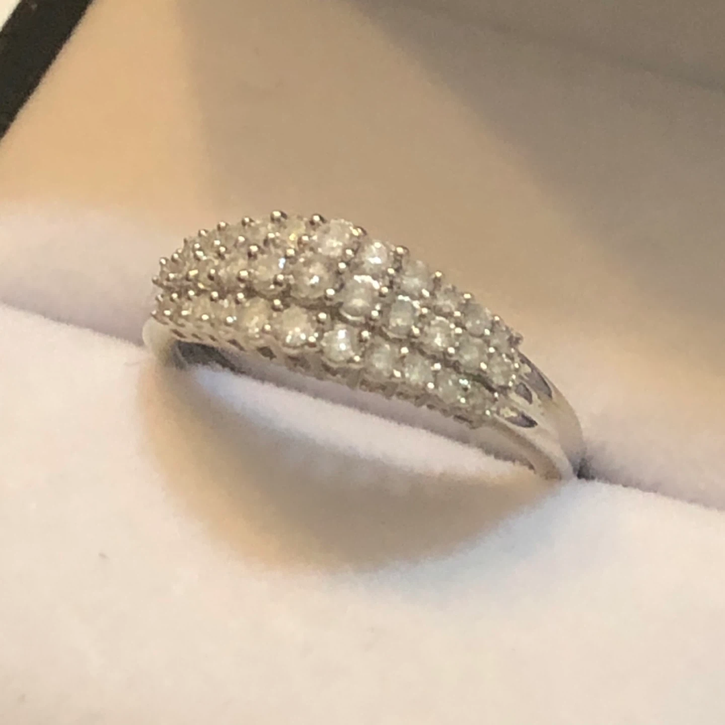 925 Sterling Silver Diamond Ring - photo 3