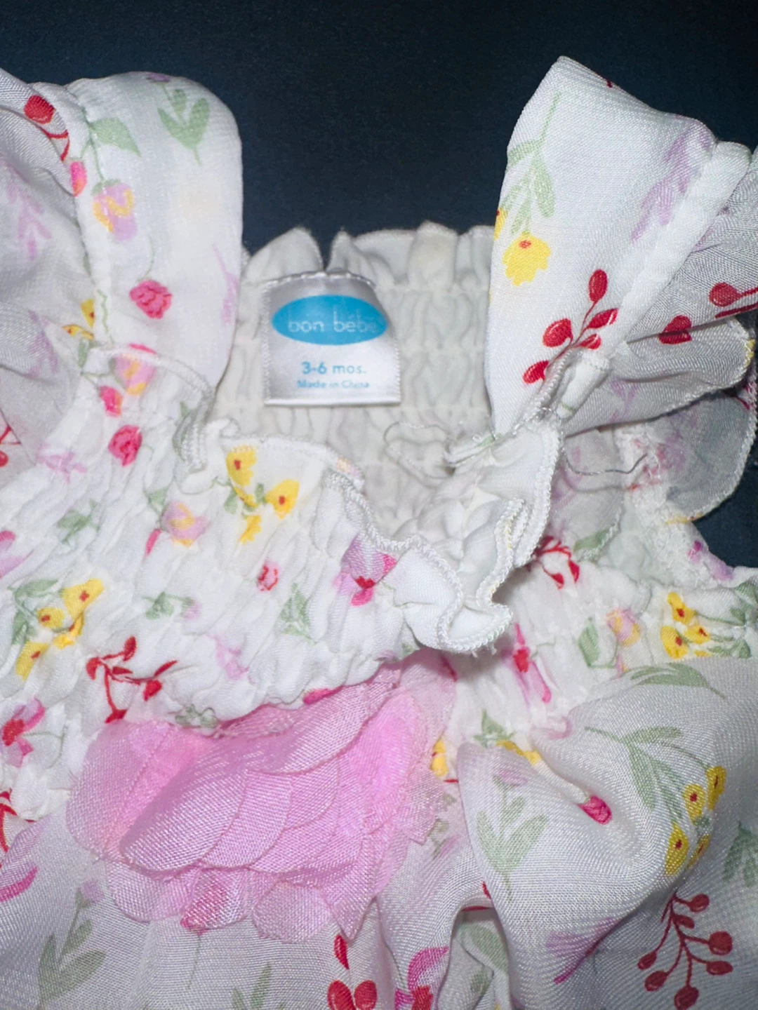 Bon Bebe Floral Dress/Romper (3-6 months) - photo 3
