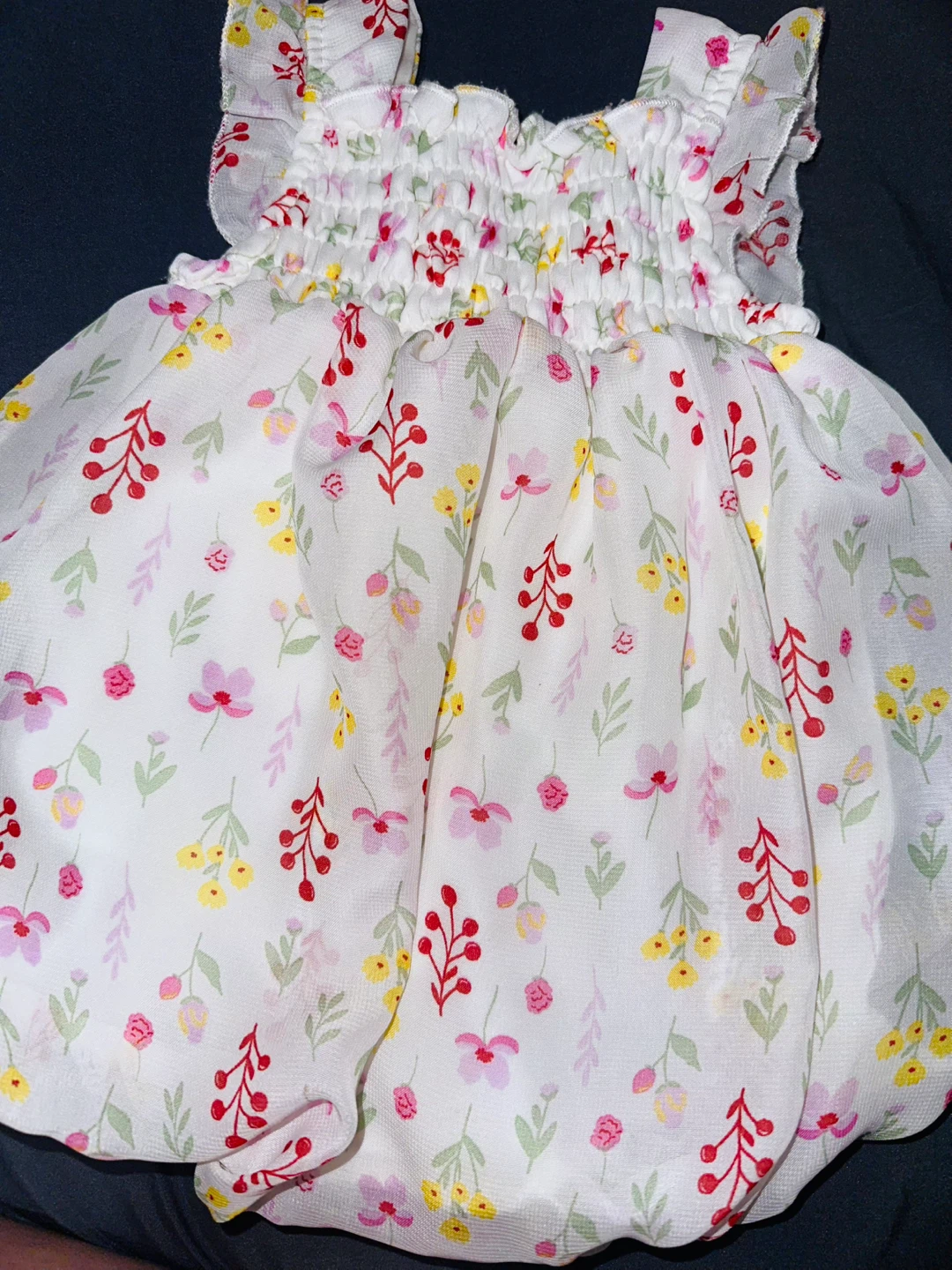 Bon Bebe Floral Dress/Romper (3-6 months) - photo 2