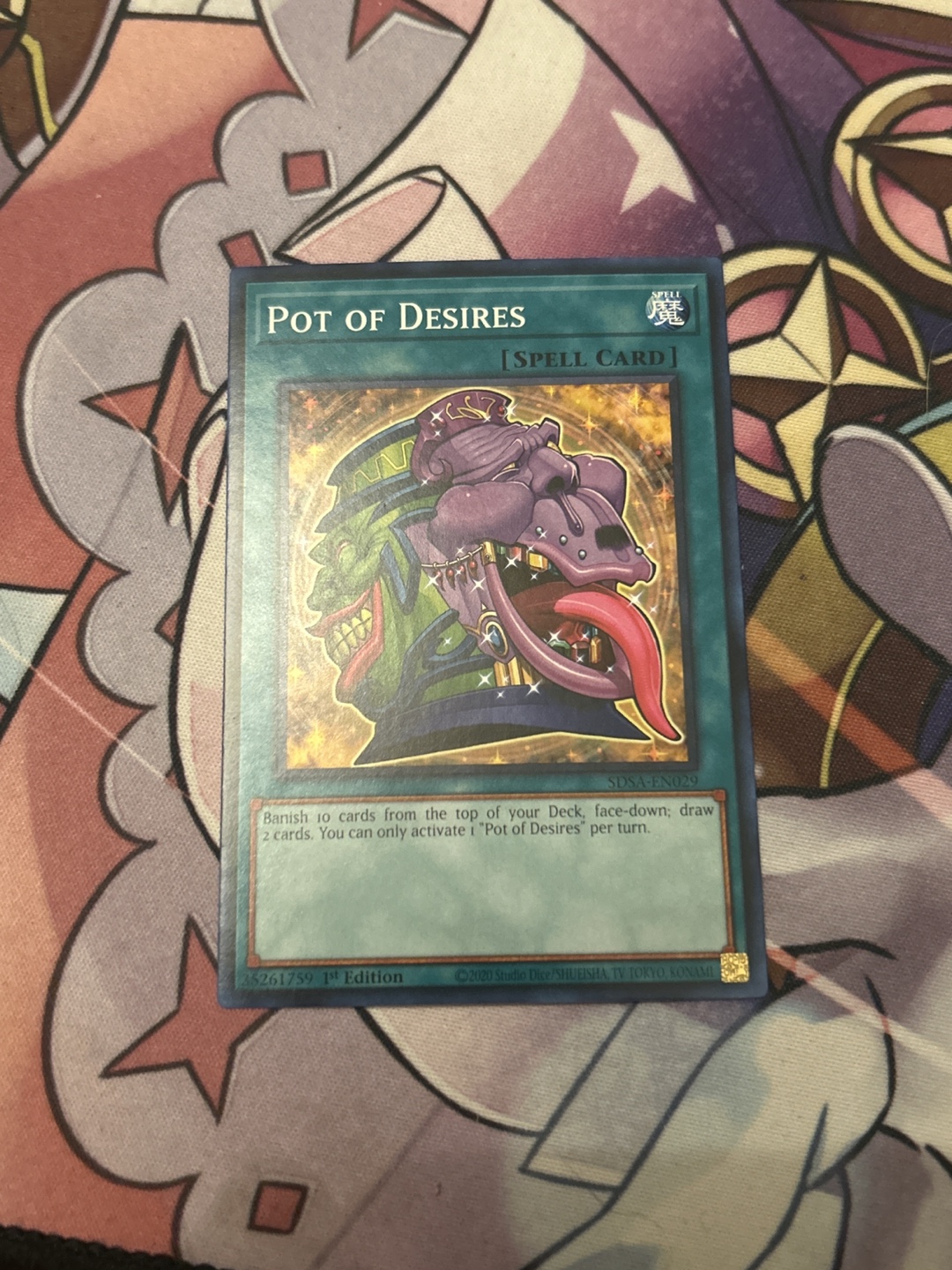 Yu-Gi-Oh! Pot of Desires Spell Card