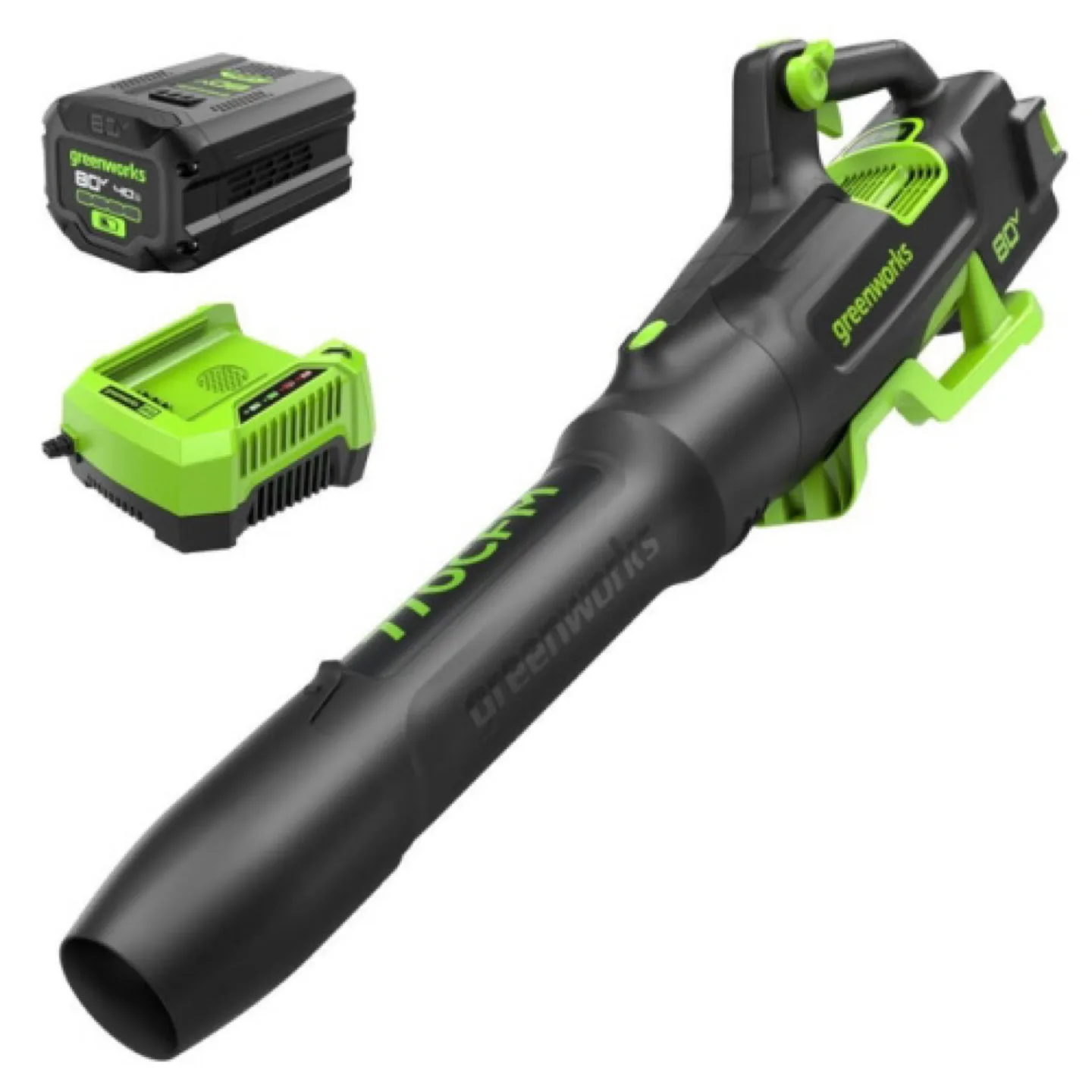 BNIB Greenworks 80V 770 CFM 180 MPH Leaf Blower image indicator(2)