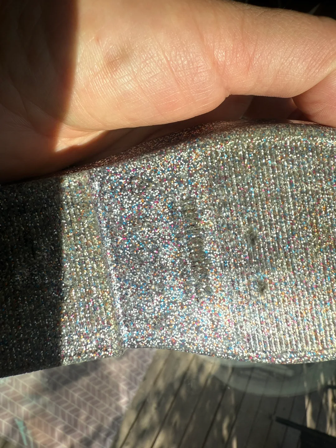 Mini Melissa Silver Glitter Shoes image indicator(2)