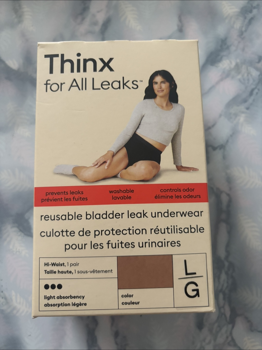 Thinx for All Leaks Hi-Waist L Size - New