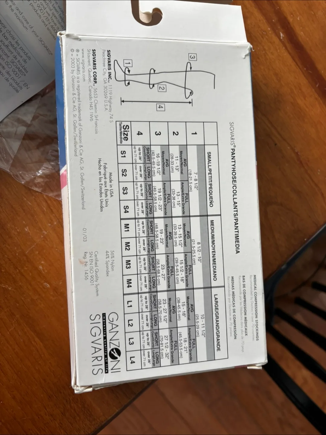 Sigvaris 770 Series Compression Stockings, M4 Black image indicator(2)