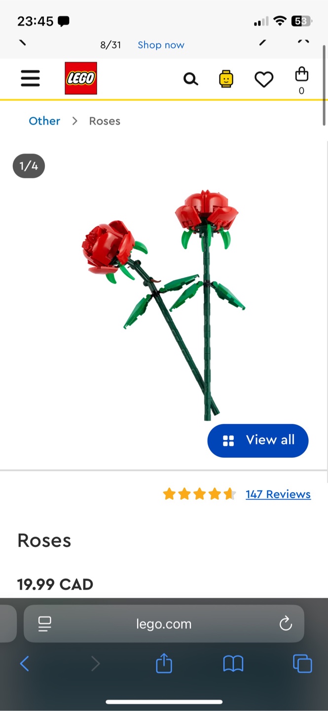 LEGO Roses 40460 - New in Box! - photo 3