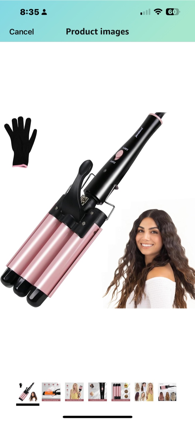 Jandecra 25MM Hair Waver with Glove, New - photo 2