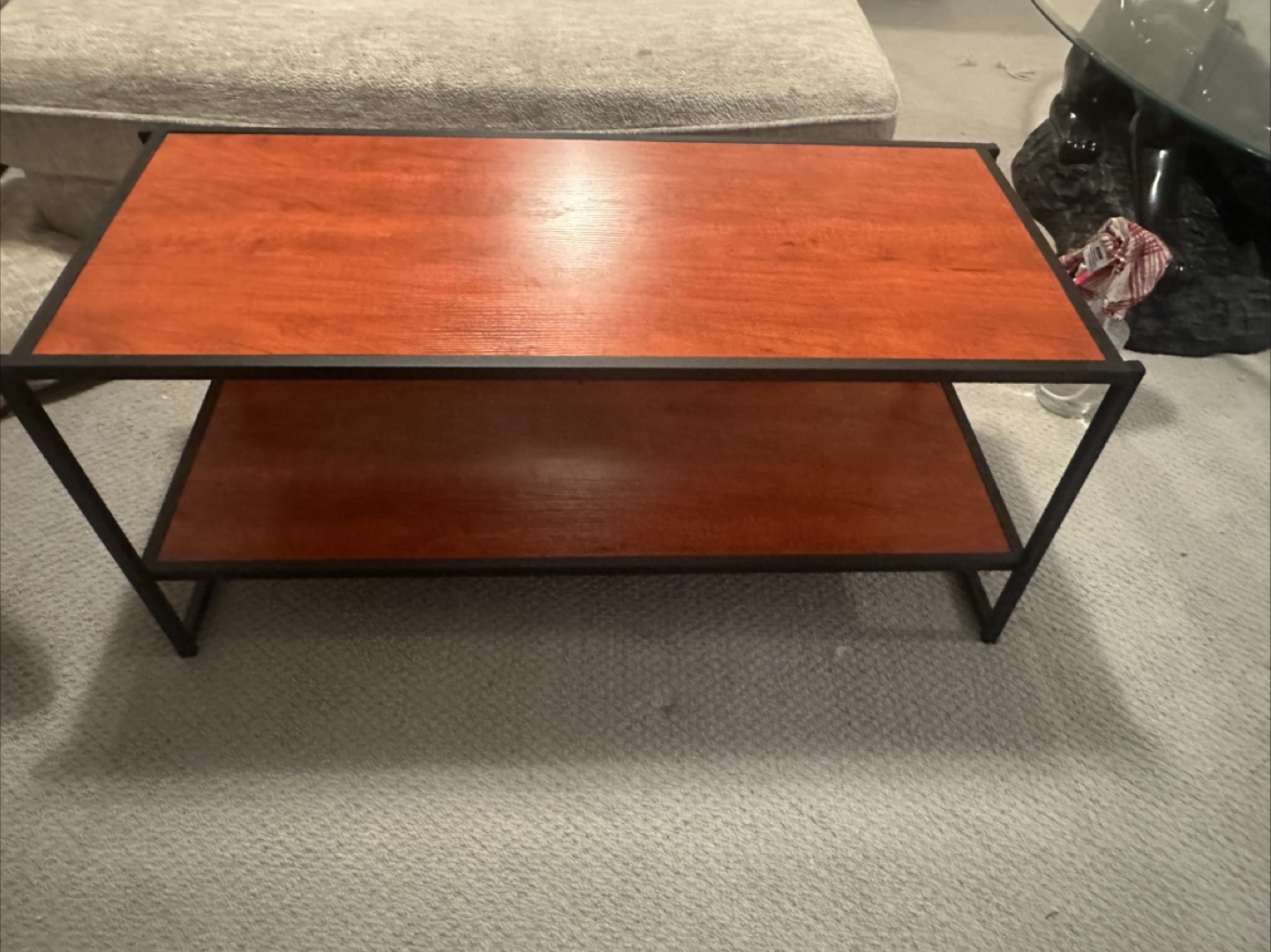 Wood & Metal Coffee Table