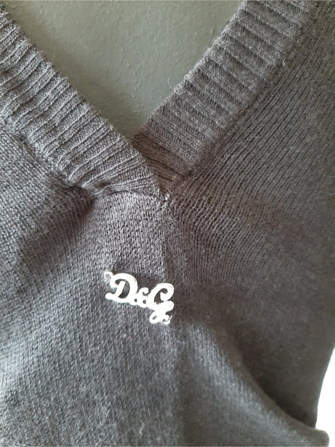 D&G Dolce & Gabbana Black Sweater Dress - Size M - photo 5