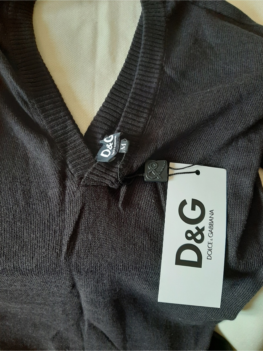 D&G Dolce & Gabbana Black Sweater Dress - Size M - photo 4