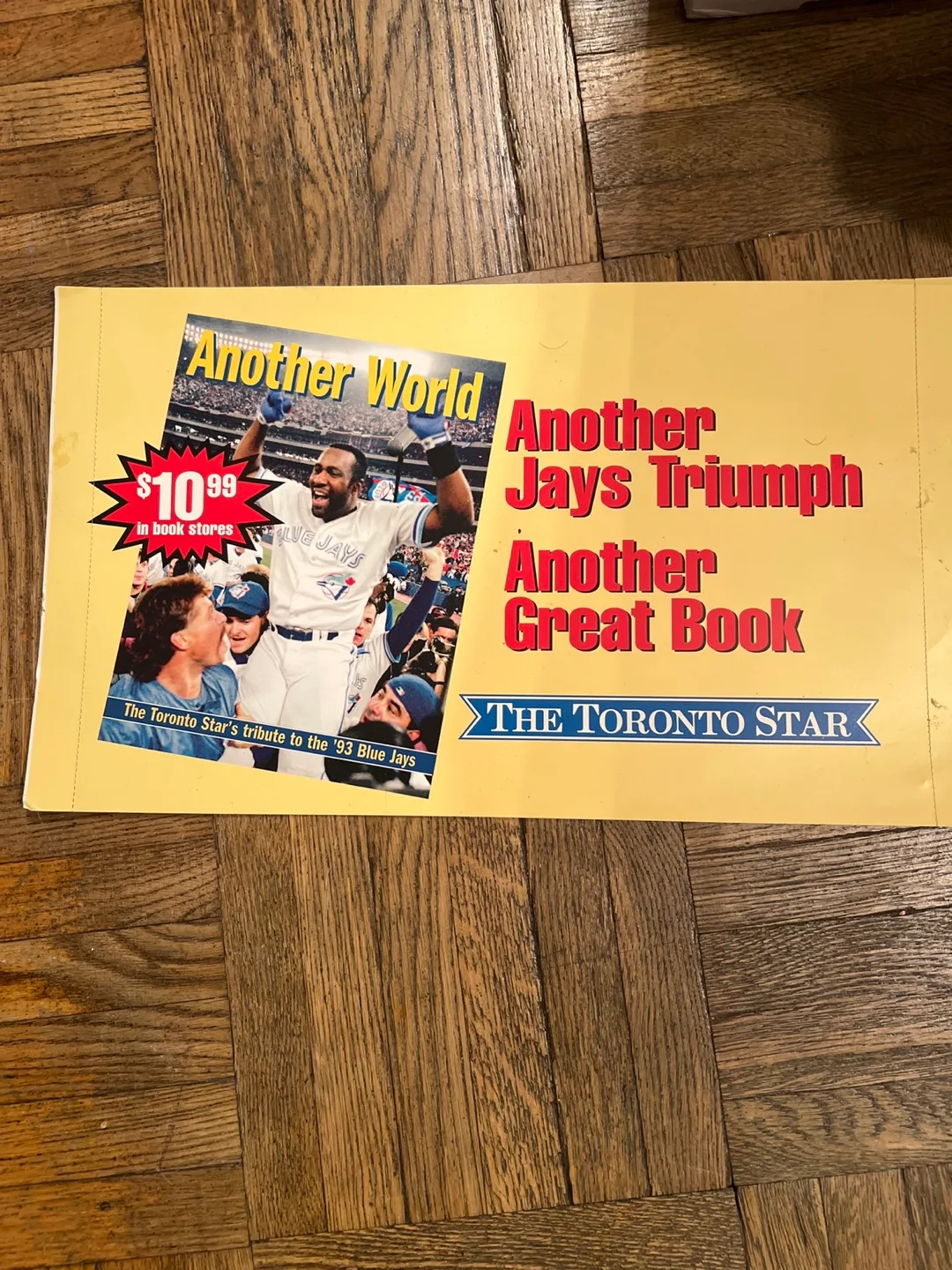 Very rare. Toronto Star Blue Jays  NEWSPAPER BOX BOARDS image indicator(2)