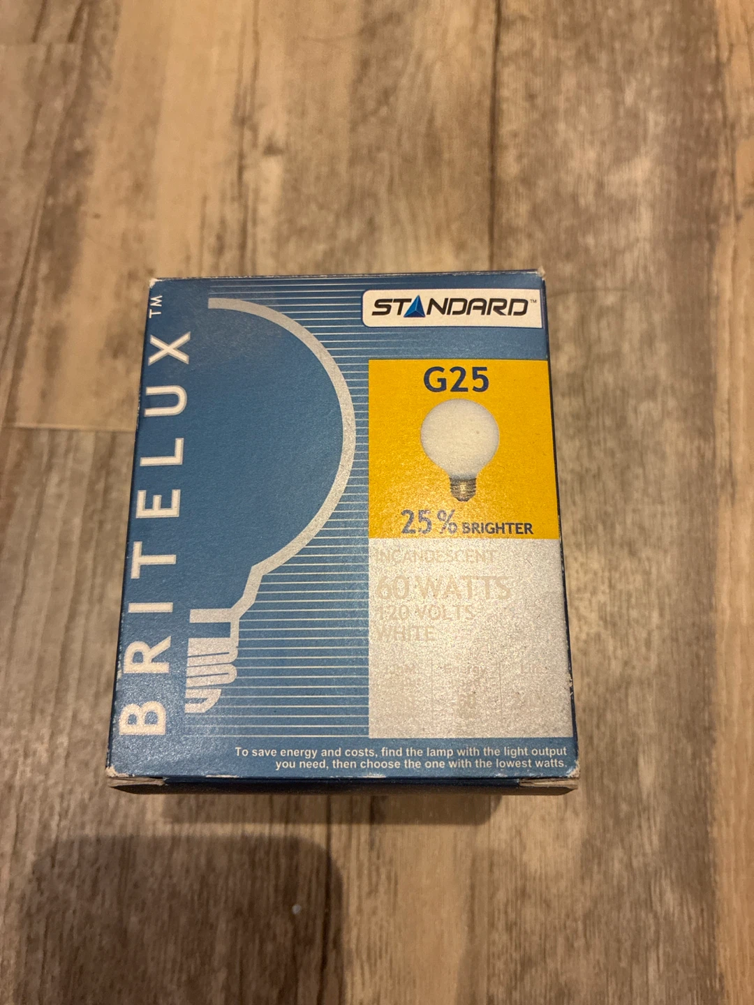 Britelux Standard G25 60 Watts Light Bulb