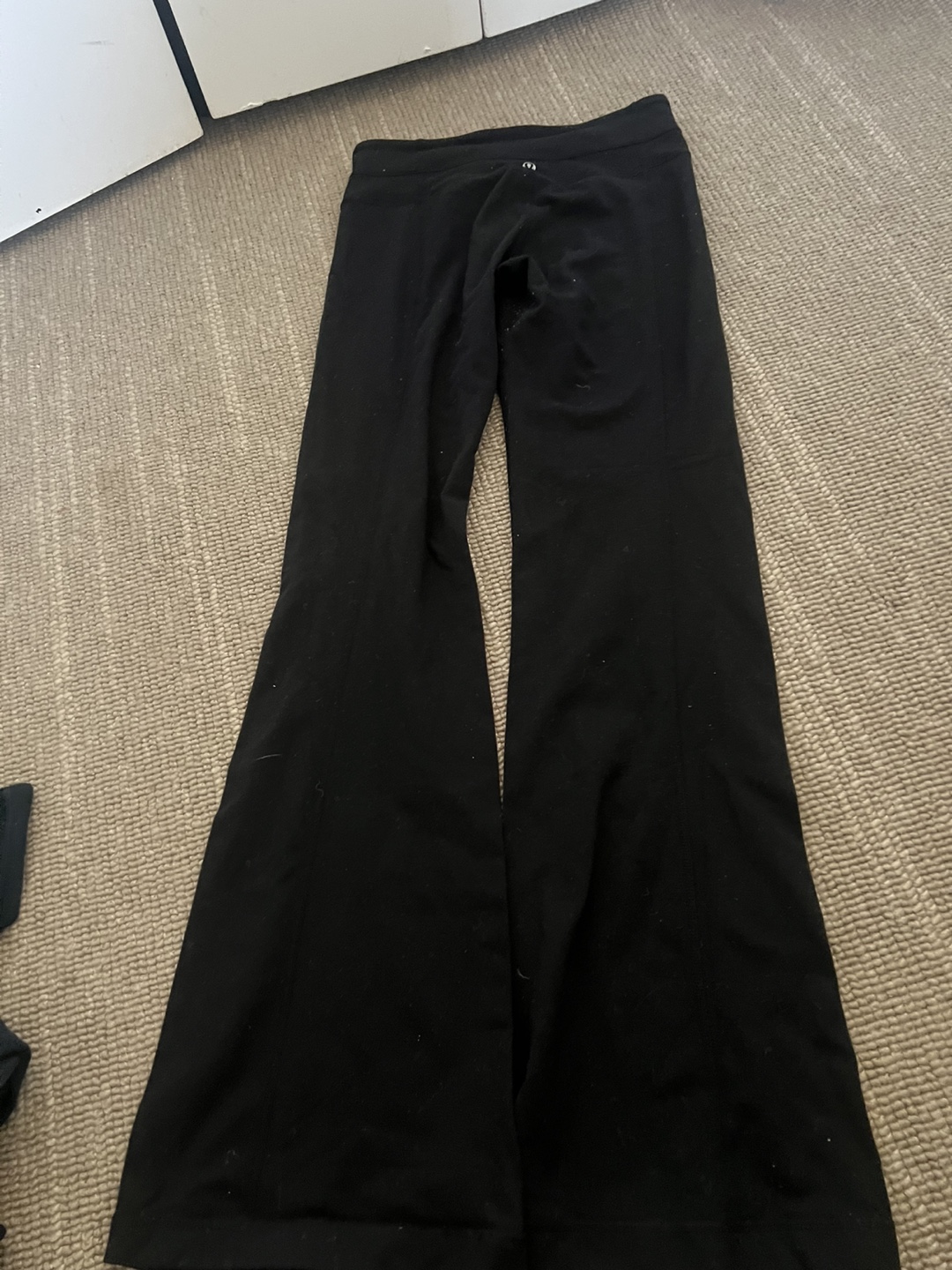 Lululemon Black Flare Yoga Pants - photo 2
