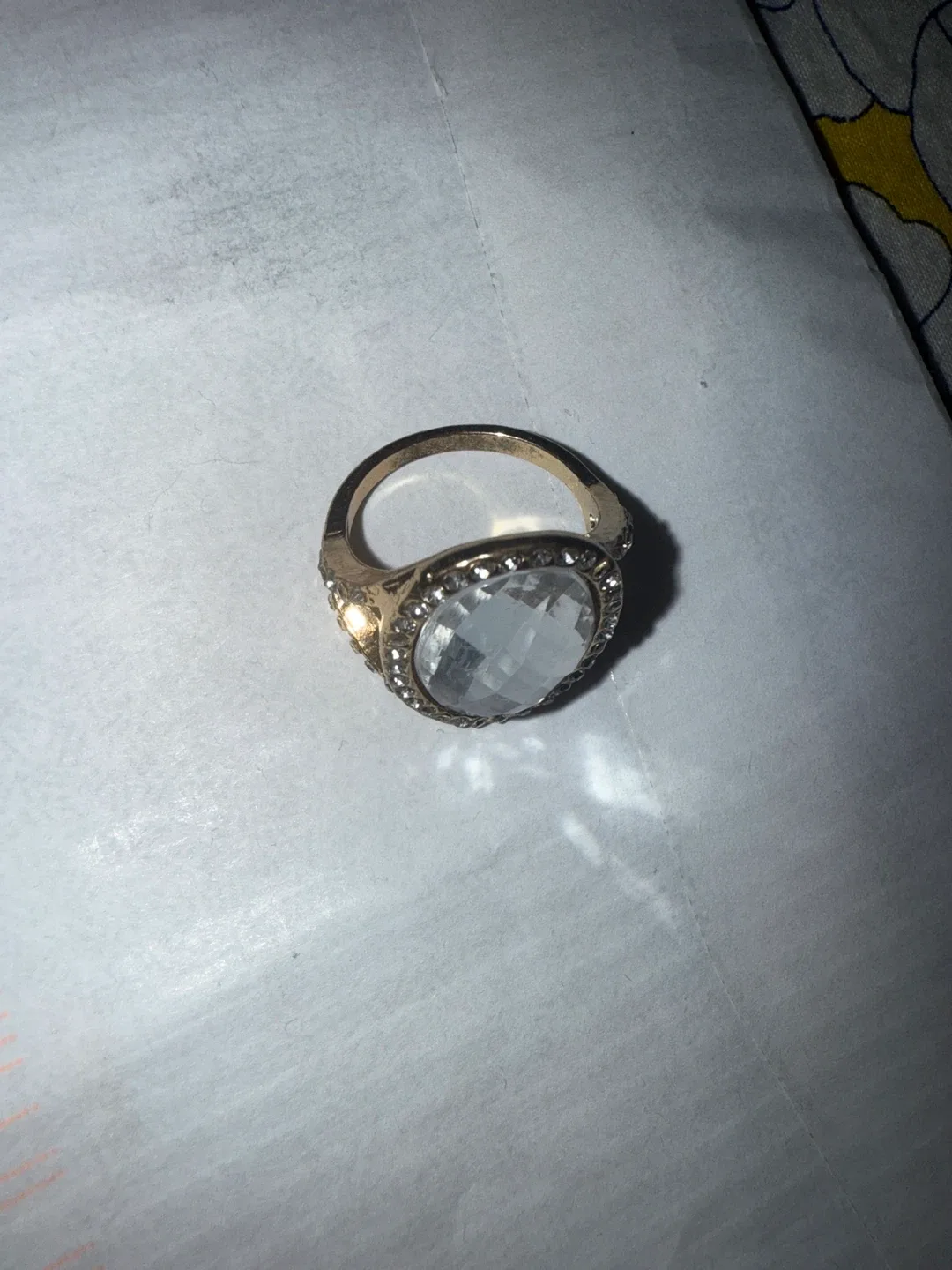Normal gold tone ring thumbnail