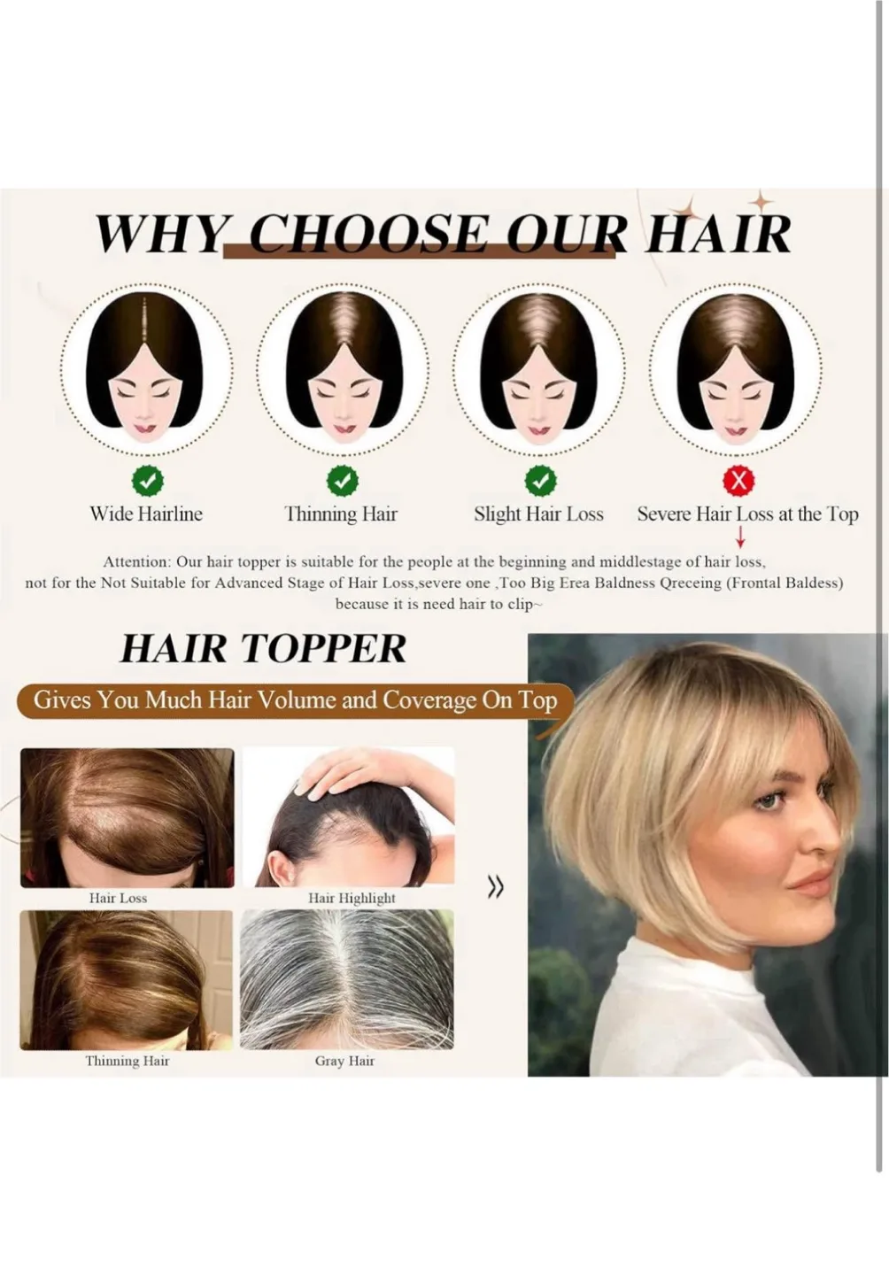 Natural Hairstyle Hair Topper image indicator(6)