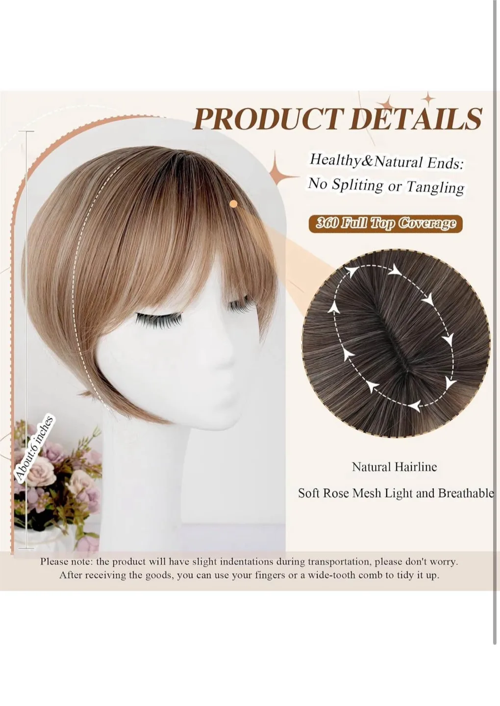 Natural Hairstyle Hair Topper image indicator(3)