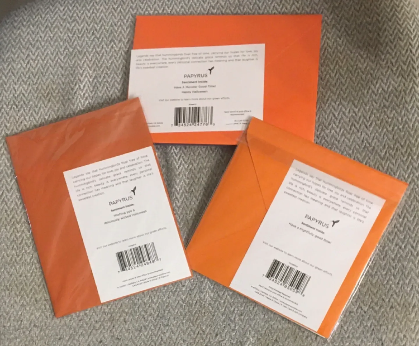 Papyrus Halloween Cards - Set of 3 image indicator(3)