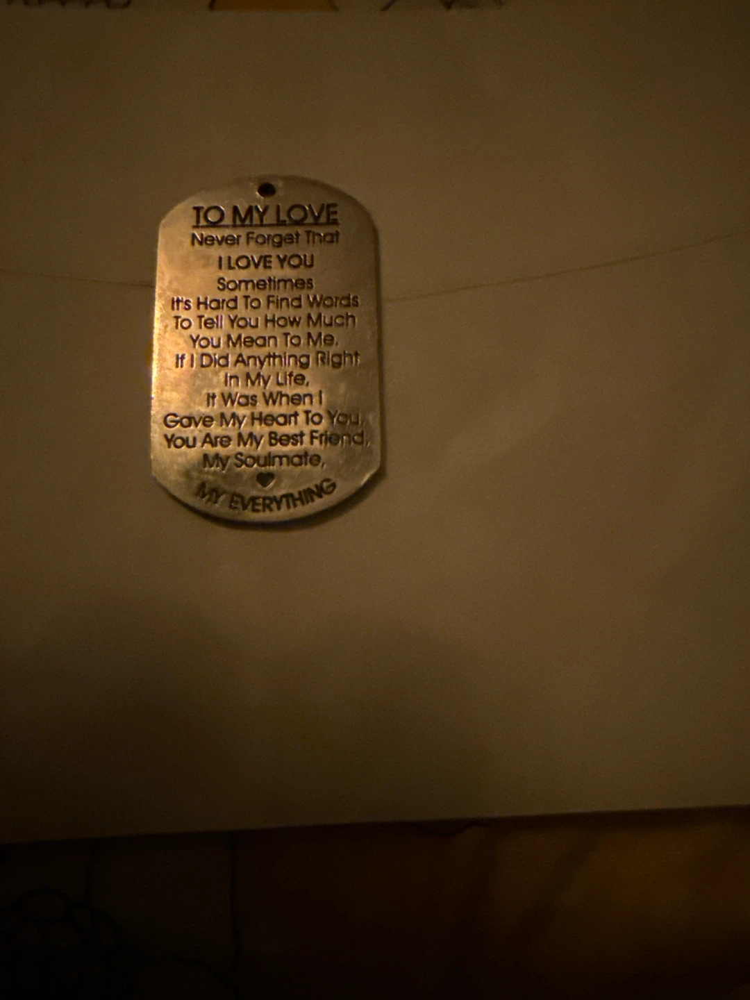 To My Love  key chain