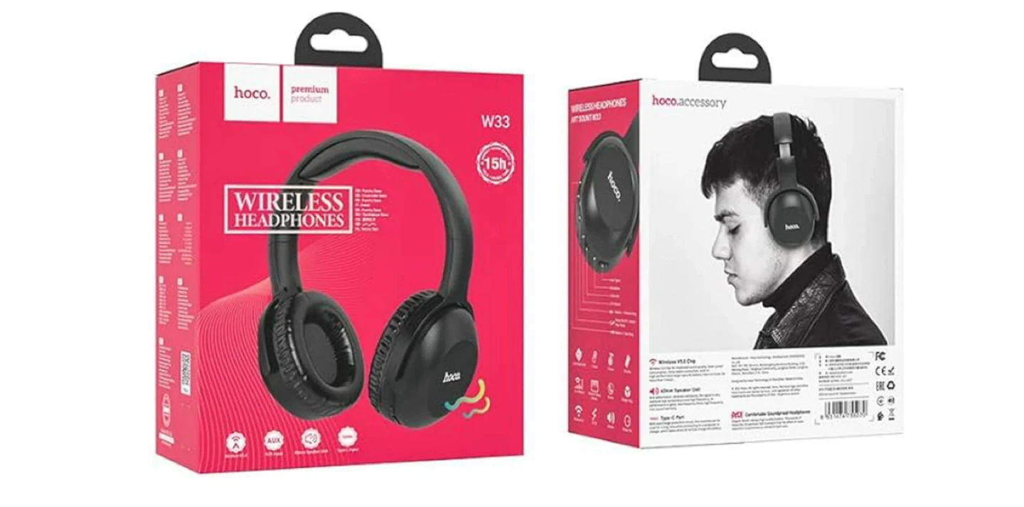 Hoco W33 Wireless Headphones - Brand New