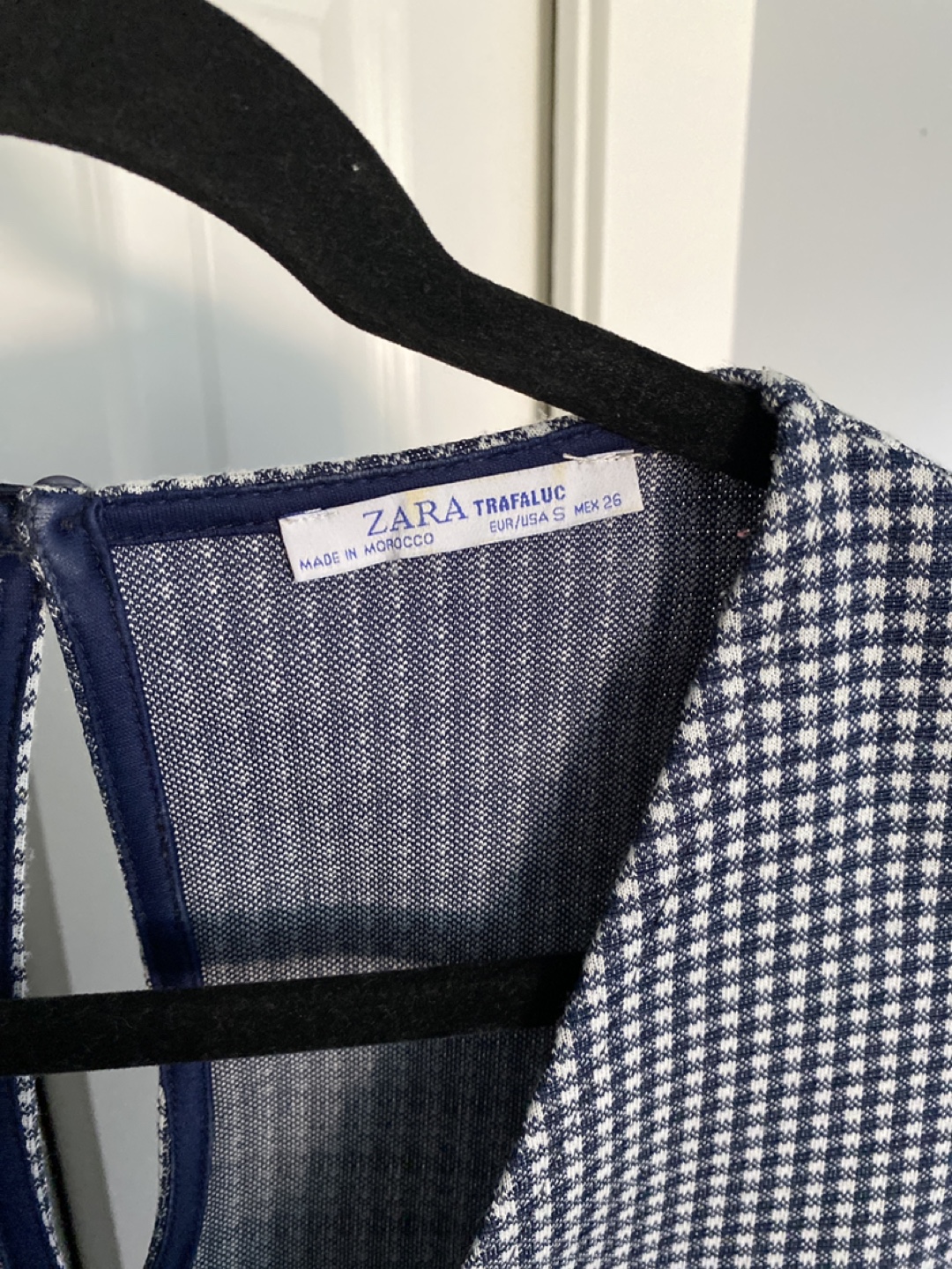 Zara Trafaluc Blue & White Romper - Size S - photo 4
