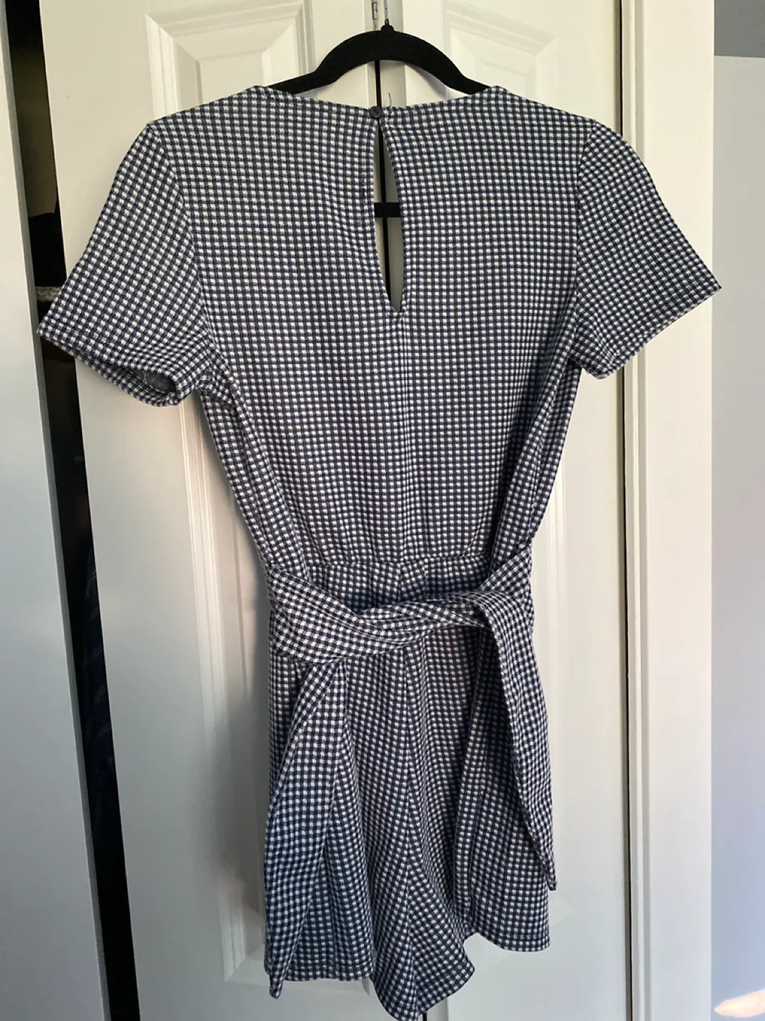 Zara Trafaluc Blue & White Romper - Size S image indicator(2)