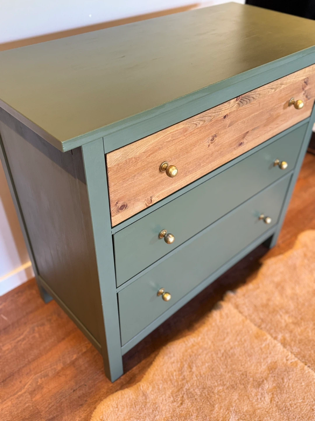Refinished 3 Drawer Dresser