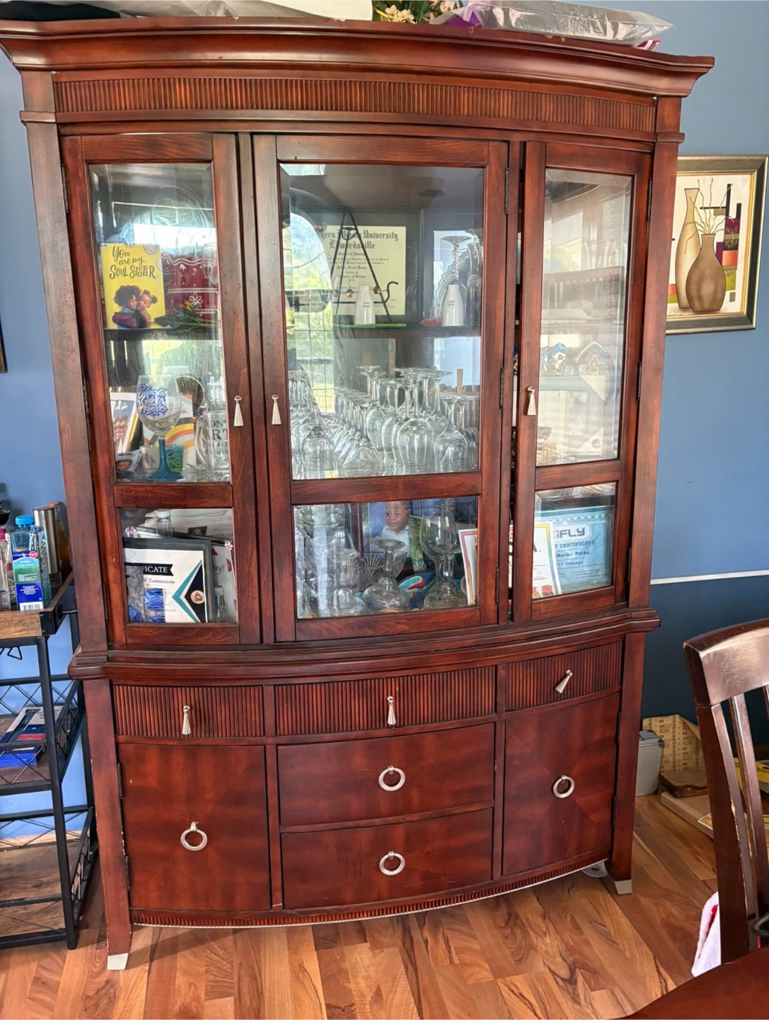 Wooden China Cabinet