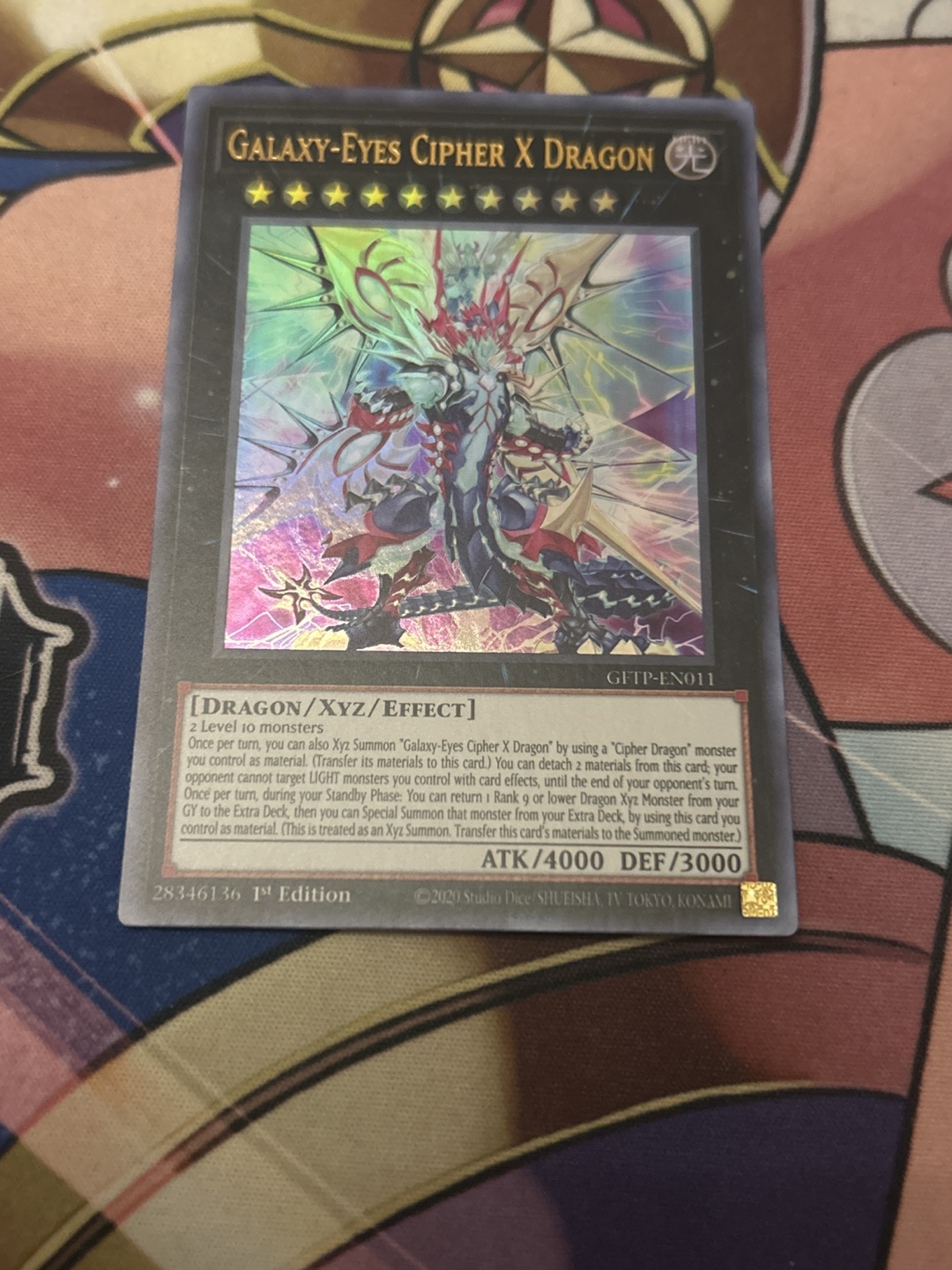 Galaxy-Eyes Cipher X Dragon Yugioh Card