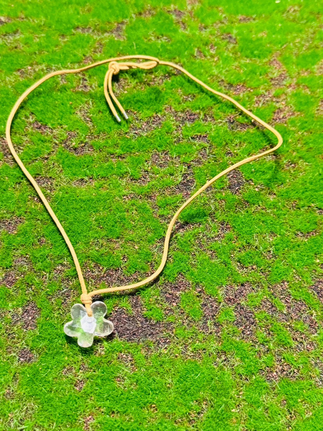 Crystal Flower Pendant Necklace thumbnail