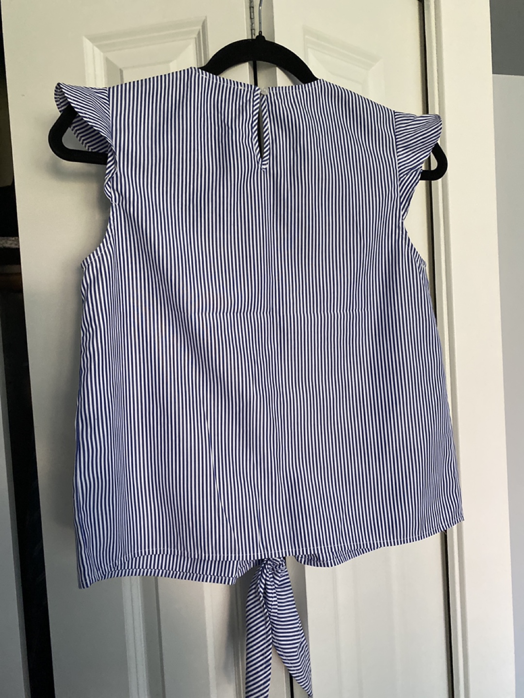 Molly Bracken XS Blue Striped Blouse - photo 2