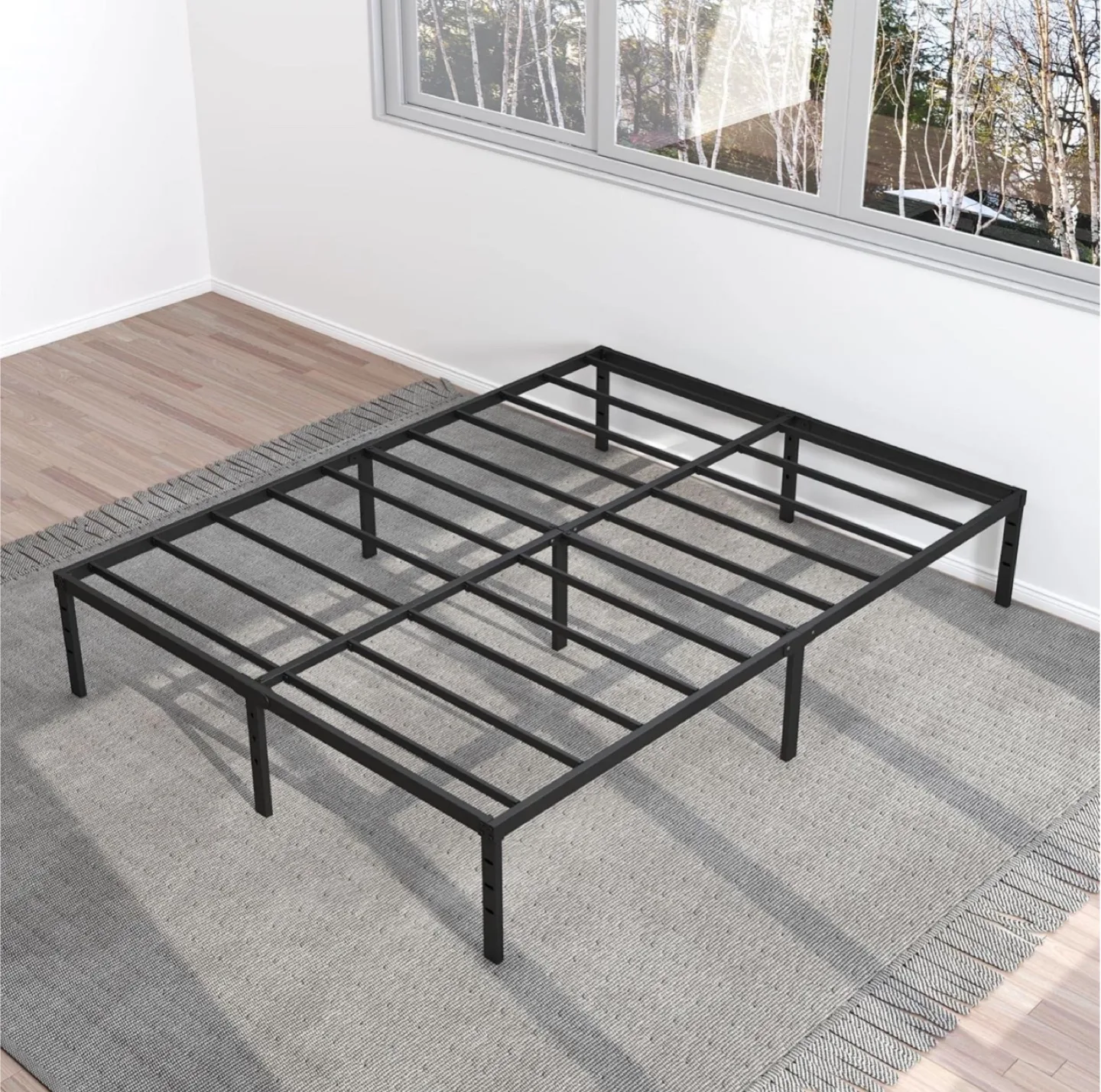 14” Heavy duty slat bed frame