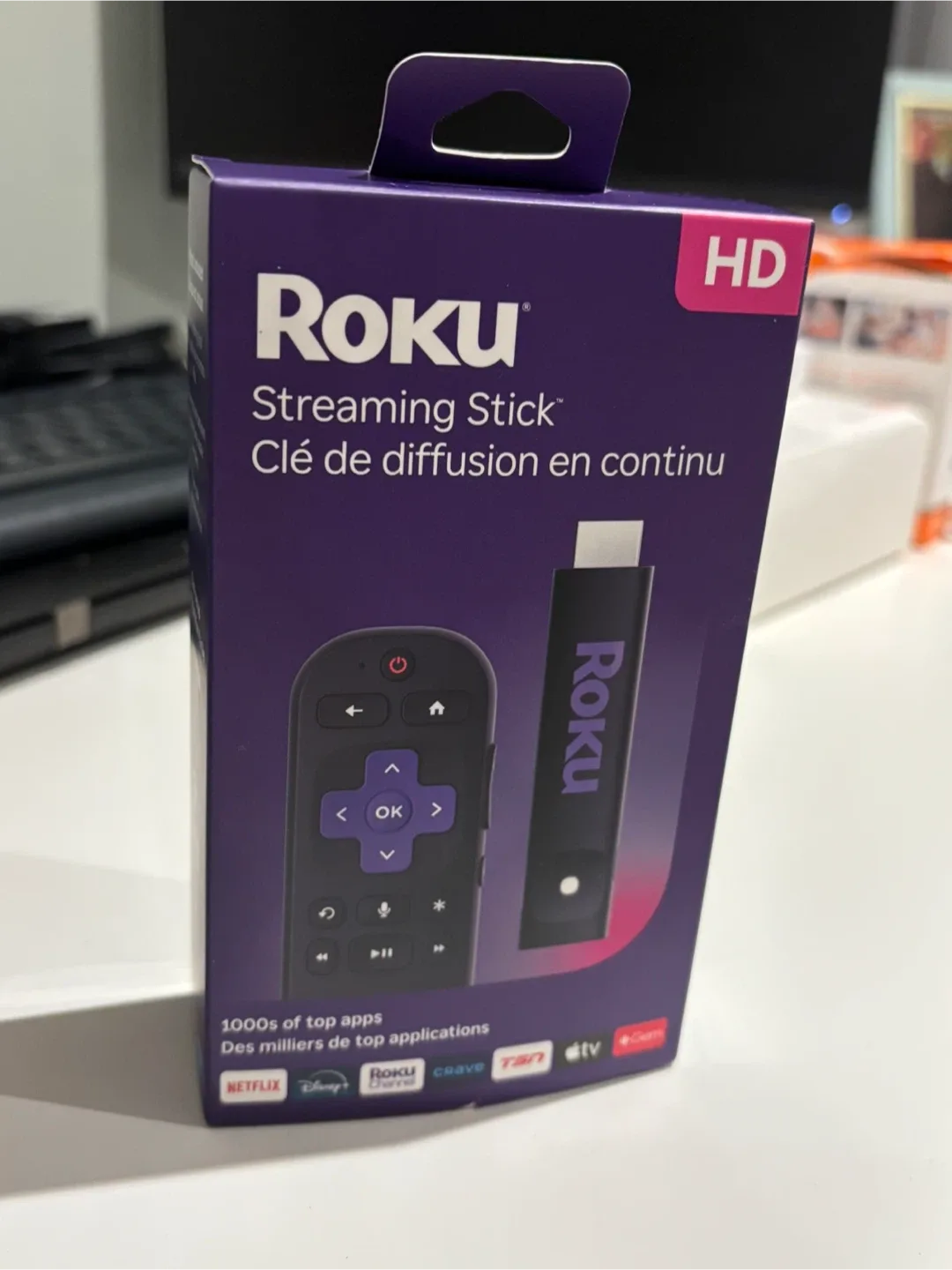 New Roku Streaming Stick 3840CA with Voice Remote thumbnail