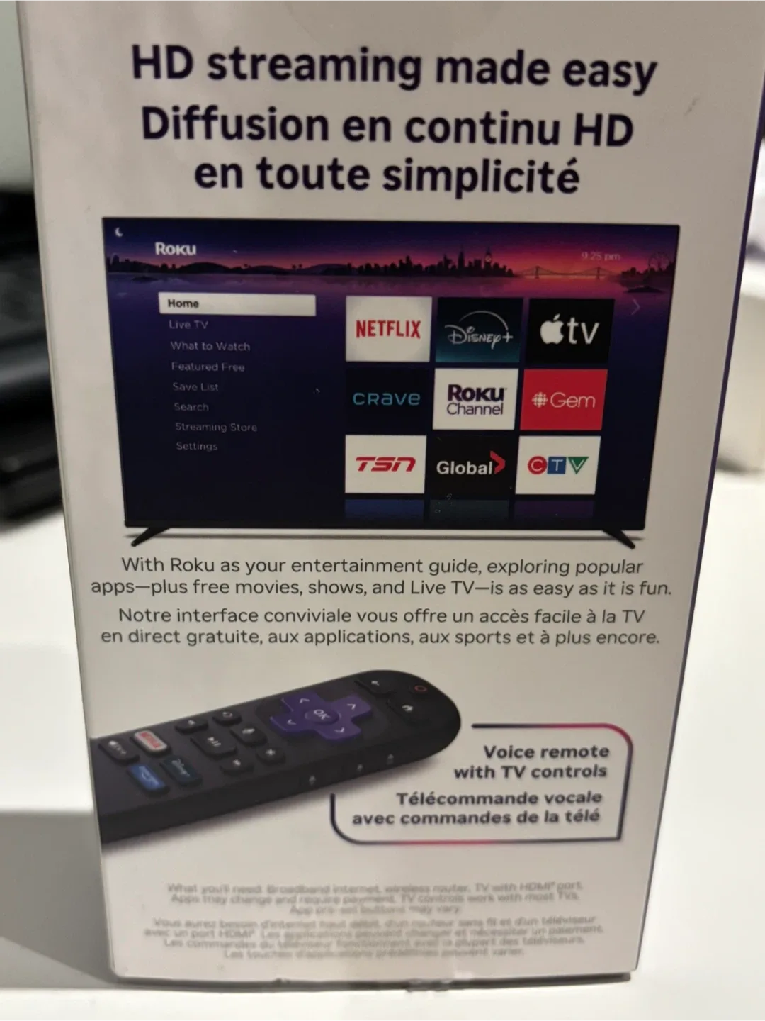 New Roku Streaming Stick 3840CA with Voice Remote image indicator(4)