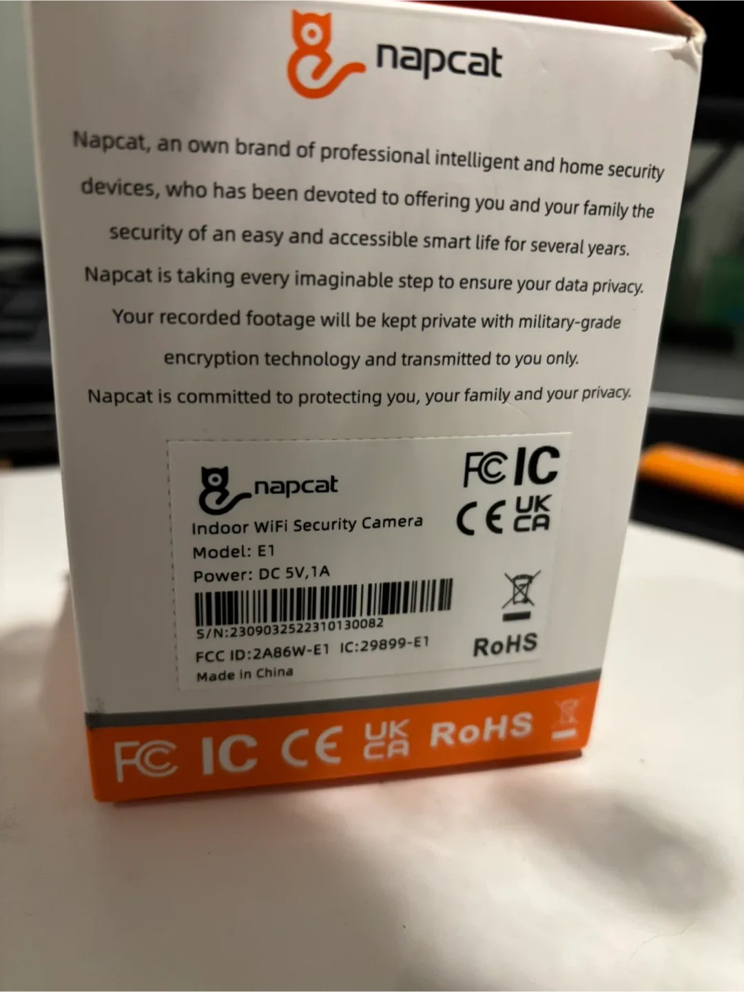 New Napcat E1 Indoor WiFi Security Camera 2K image indicator(2)