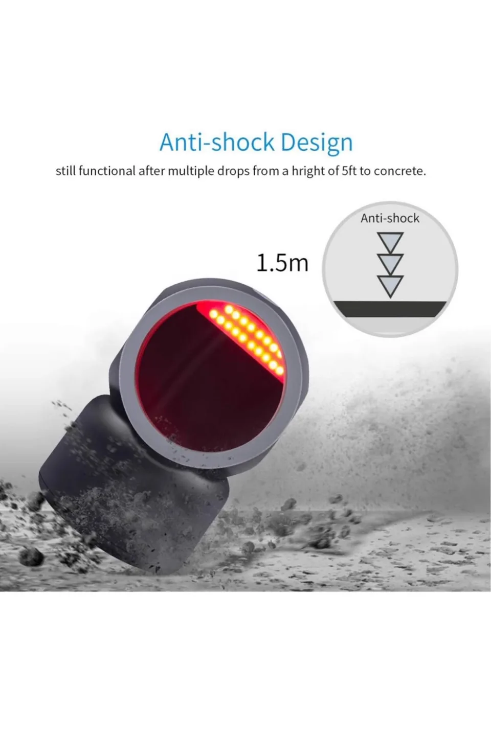 Desktop Barcode Scanner - Plug & Play image indicator(6)