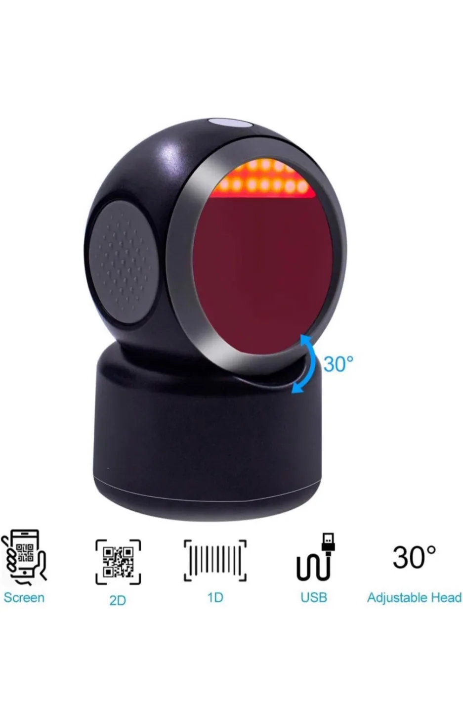 Desktop Barcode Scanner - Plug & Play image indicator(9)