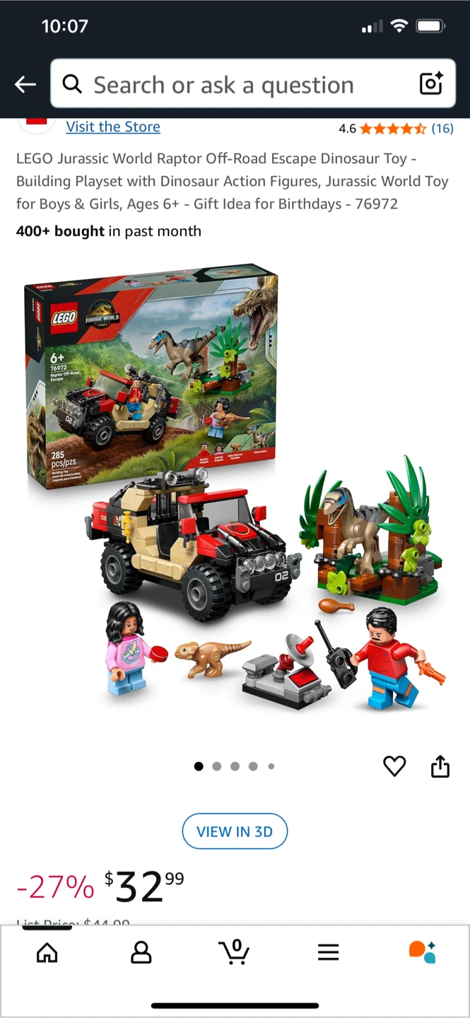 New LEGO Jurassic World Stygimoloch Dinosaur Escape - photo 3