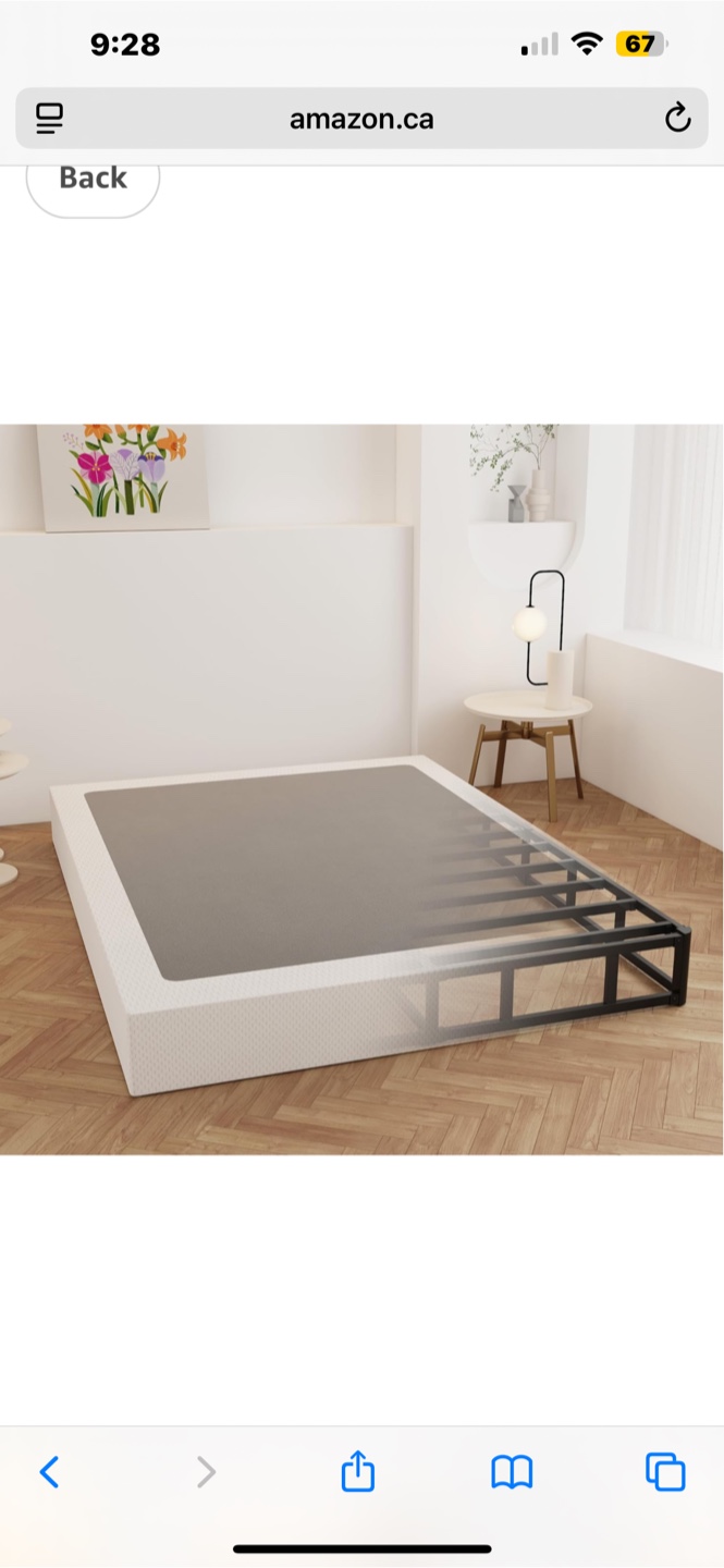 Metal Box Spring 9" Queen Size