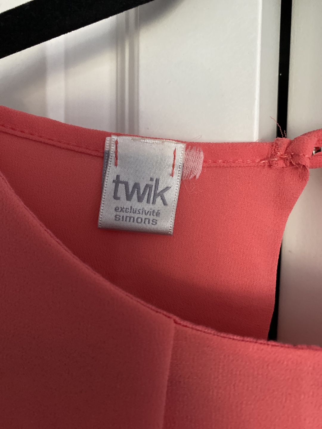 Twik Sleeveless Blouse - Coral - photo 5