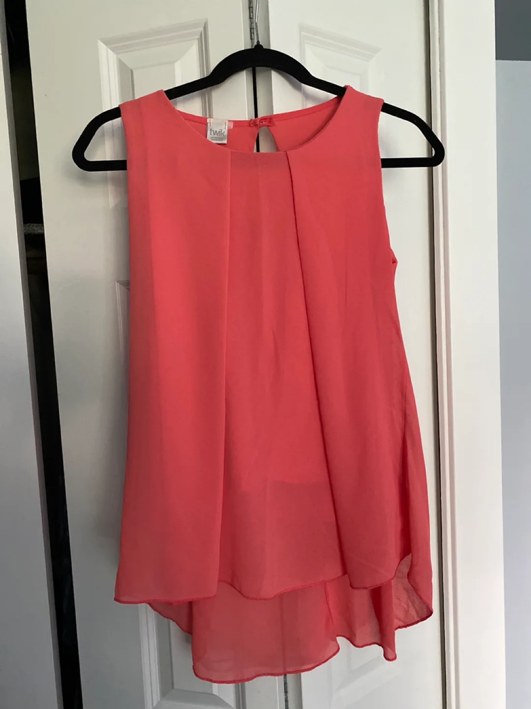 Twik Sleeveless Blouse - Coral thumbnail