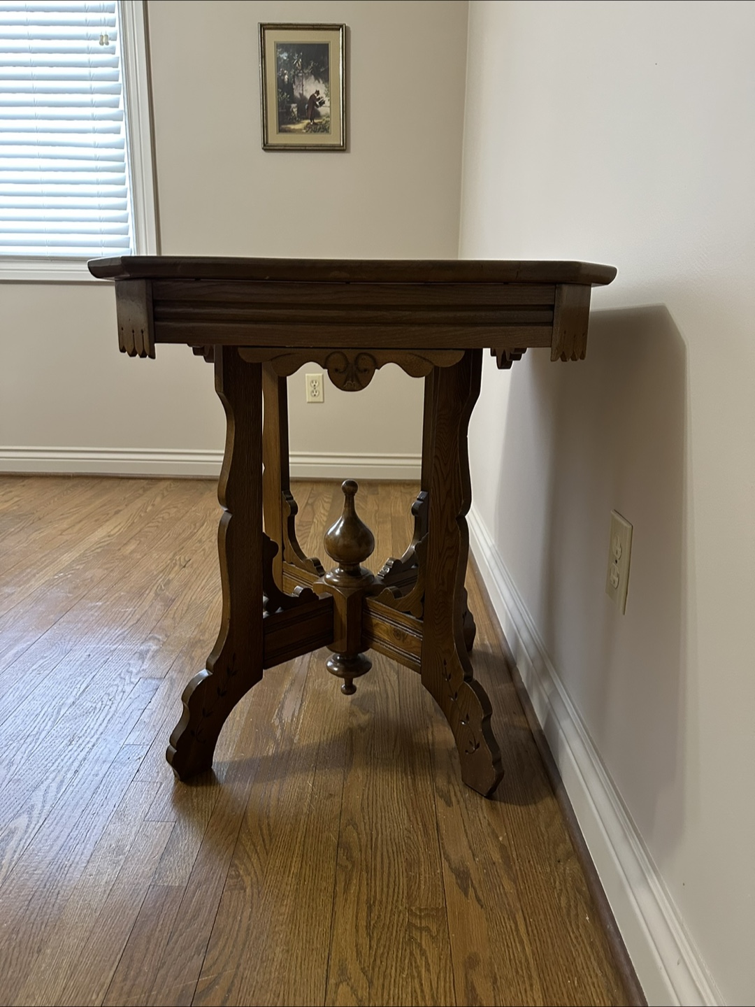 Vintage Ornate Wooden Side Table