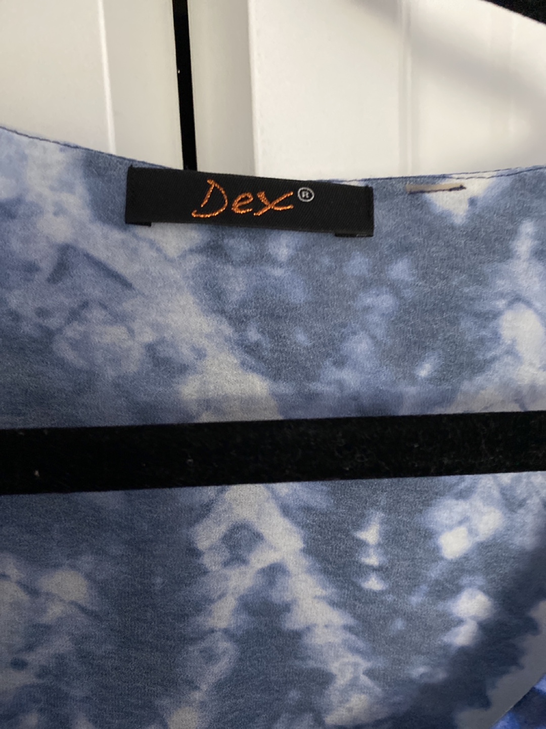 Dex Blue Sleeveless Blouse - photo 2