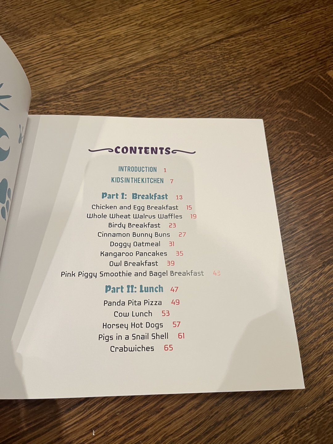 Kids animal themed cookbook - photo 2