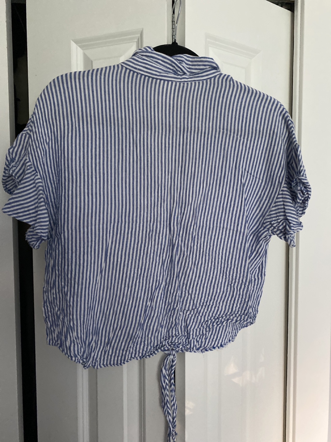 Mossimo Supply Co. Blue Striped Top - Size S - photo 3
