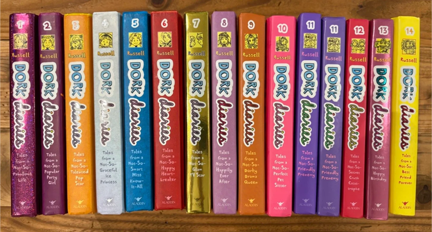 Dork Diaries Books 1-14, Rachel Renee Russell- barely touched thumbnail