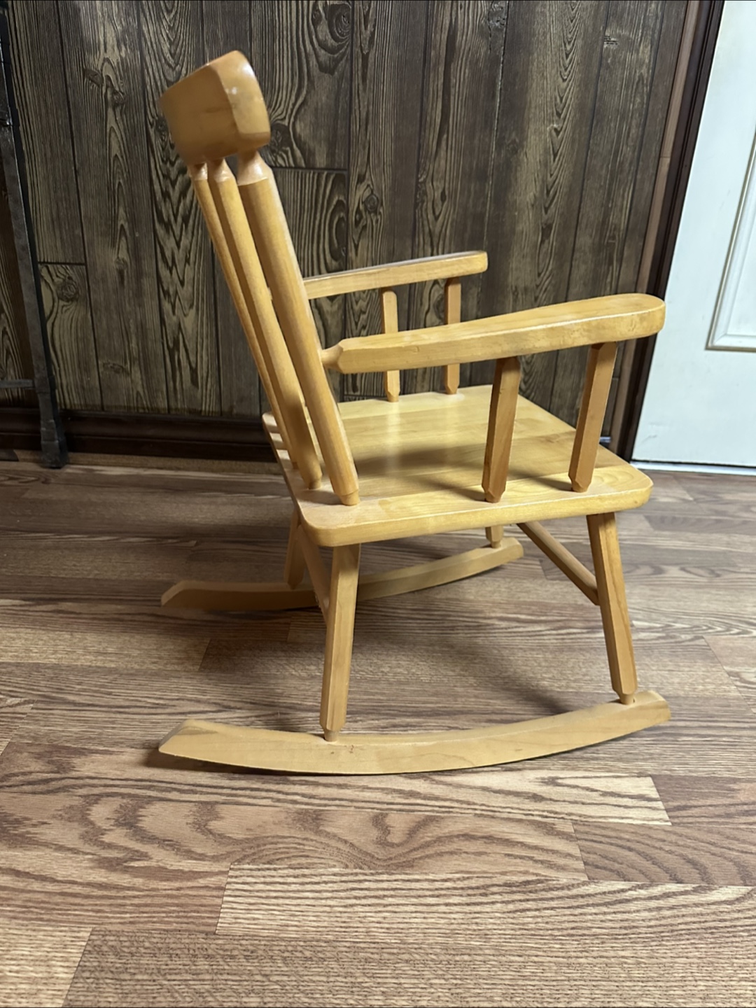 1960s Wooden Rocking Chair for Kids