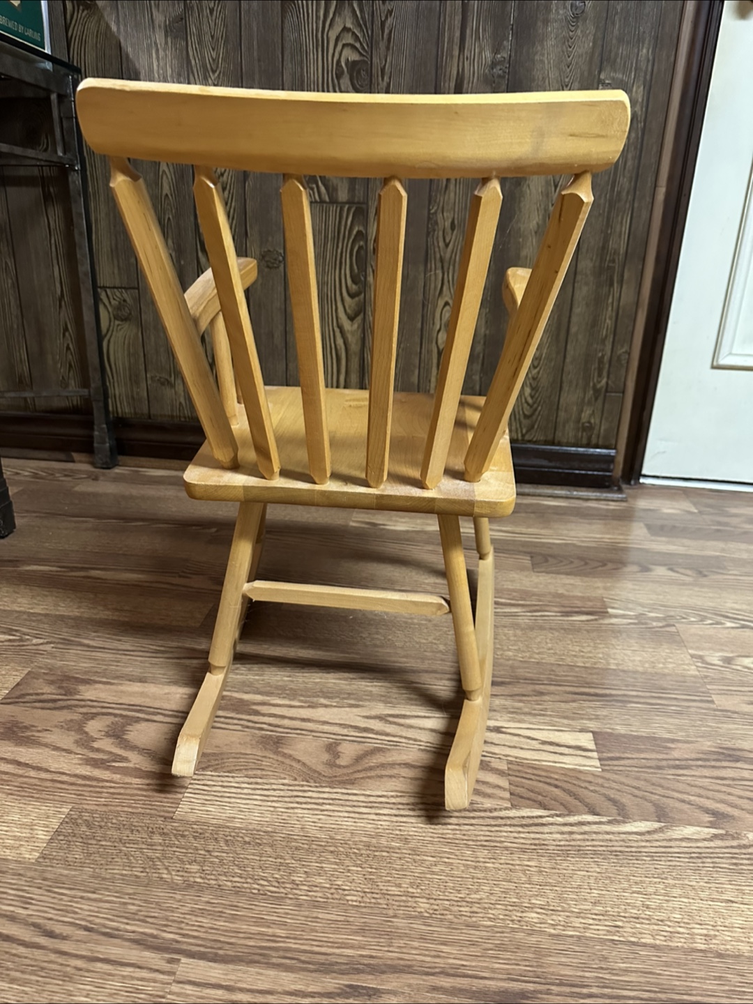 1960s Wooden Rocking Chair for Kids - photo 2
