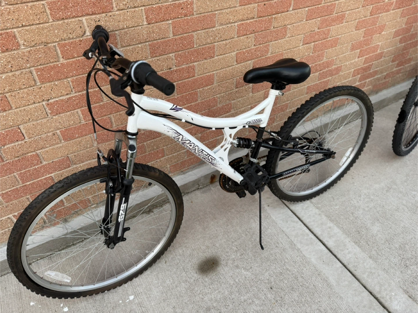Mantis Full Suspension Mountain Bike - White - photo 2