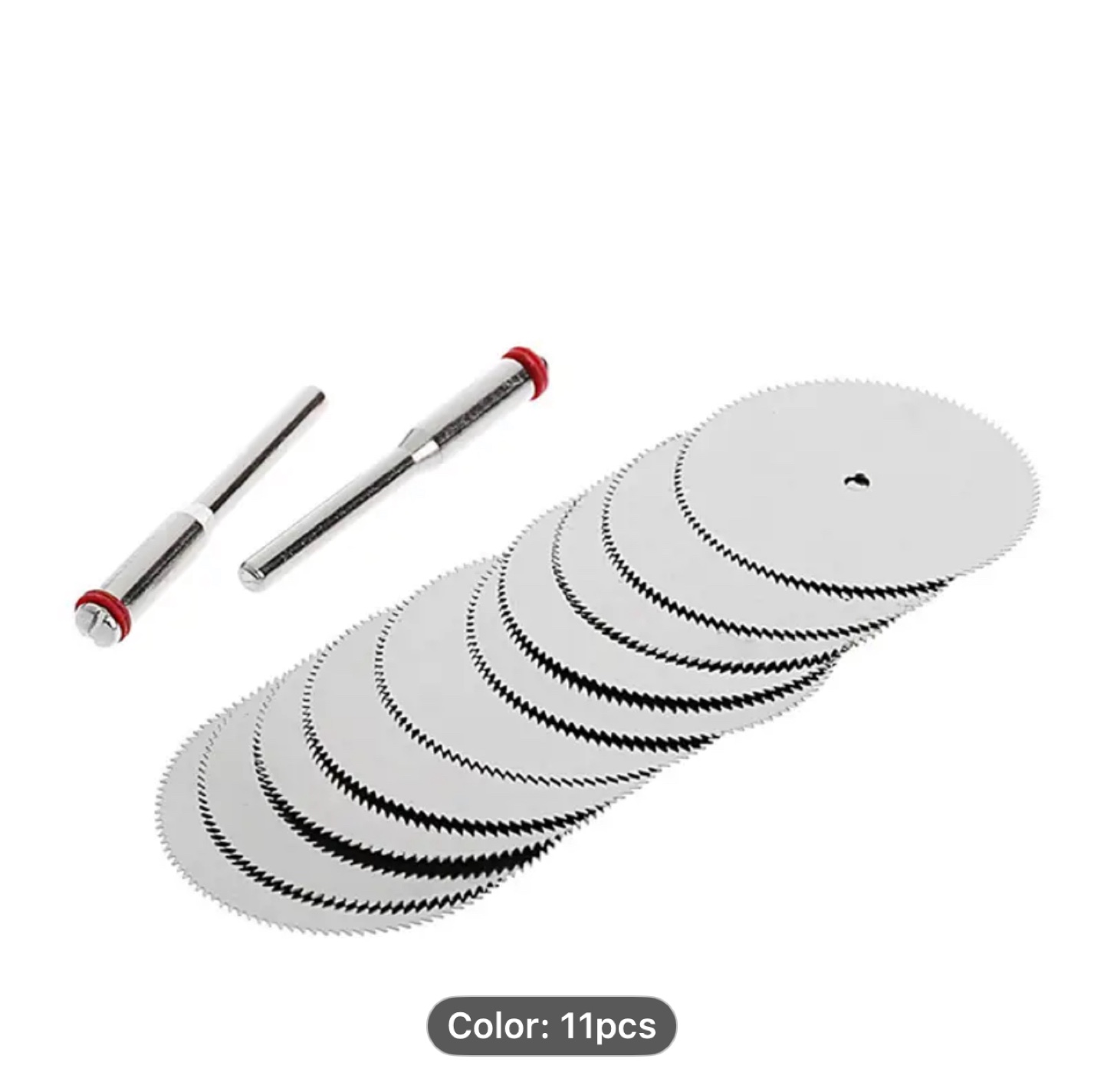 11pcs Mini Saw Blade Set, High-Speed Steel Rotary Tool Disc - photo 5