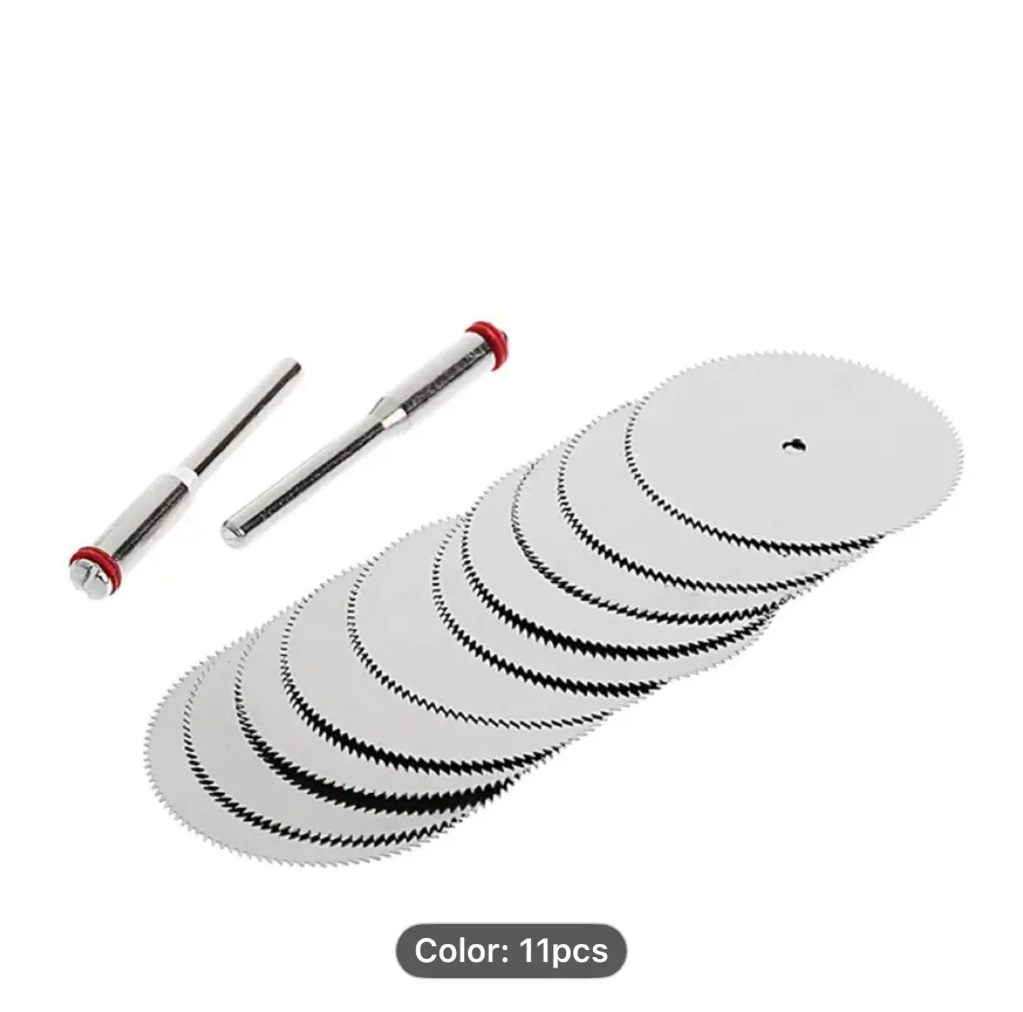 11pcs Mini Saw Blade Set, High-Speed Steel Rotary Tool Disc image indicator(5)