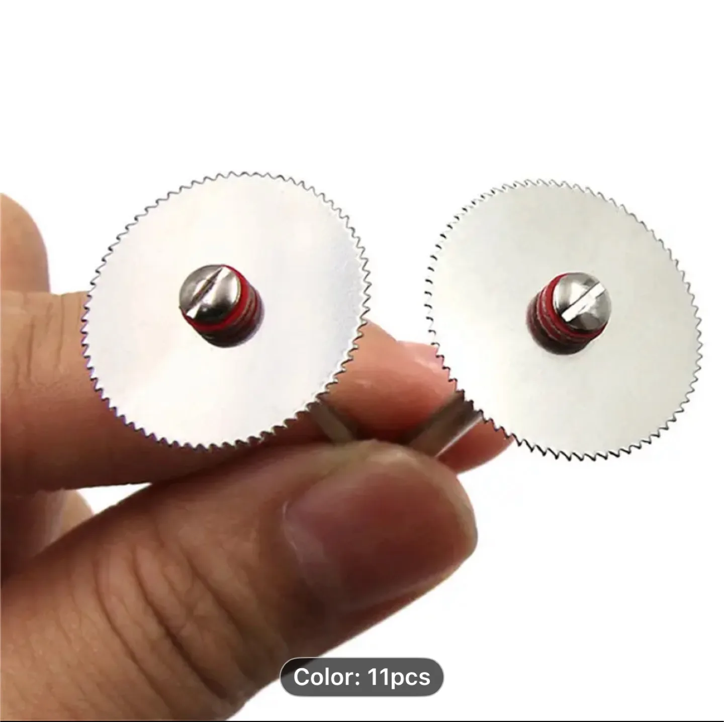 11pcs Mini Saw Blade Set, High-Speed Steel Rotary Tool Disc image indicator(7)